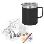 Holiday Adult Paint Set and Coffee Mug -  