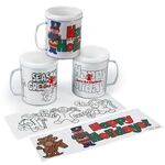 Holiday Coloring Mug -  