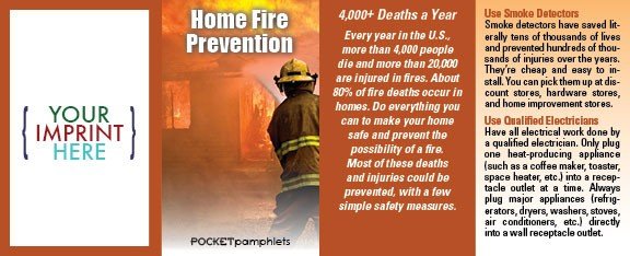 Main Product Image for Home Fire Prevention Pocket Pamphlet
