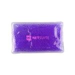 Hot/Cold Rectangular Gel Bead Pad - Purple