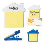 House Clip With Sticky Notes -  