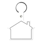 House Key Tag - White