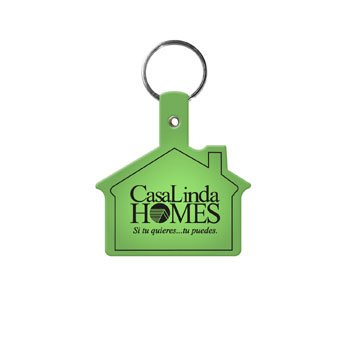 Main Product Image for Custom Printed Key Tag House Shaped