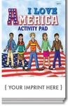 I Love America Activity Pad -  