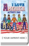 I Love America Activity Pad -  
