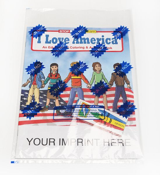 Main Product Image for I Love America Coloring And Activity Book Fun Pack