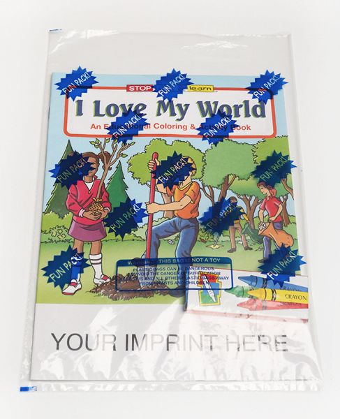Main Product Image for I Love My World Coloring And Activity Book Fun Pack USA Made