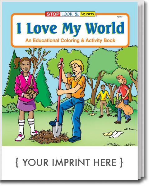Main Product Image for I Love My World Coloring And Activity Book USA Made