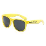 Iconic "Eye Candy" Sunglasses - Translucent Yellow