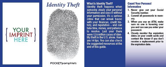 Main Product Image for IDentity Theft Pocket Pamphlet