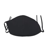 Imprinted Face Covers - Full Color Logo - Black