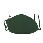 Imprinted Face Covers - Full Color Logo - Dark Green