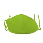 Imprinted Face Covers - Full Color Logo - Green