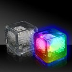 Imprinted Liquid Activated Light Up Ice Cubes - Multi Color