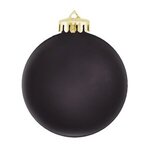Imprinted Satin Finished Round Shatterproof Ornaments -  