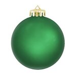 Imprinted Satin Finished Round Shatterproof Ornaments -  