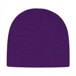 In Stock Knit Beanie - Purple