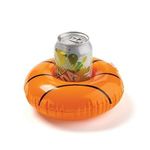 Inflatable Basketball Floating Coaster - Orange-black