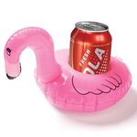 Inflatable Pink Flamingo Floating Coaster - Pink