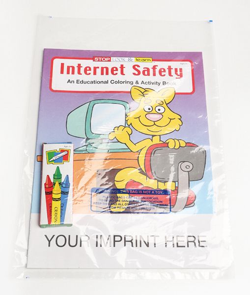 Main Product Image for Internet Safety Coloring And Activity Book Fun Pack USA Made