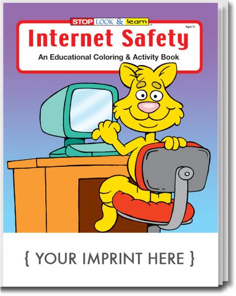 Main Product Image for Internet Safety Coloring And Activity Book USA Made