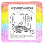 Internet Safety Coloring and Activity Book -  