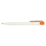 iPROTECT Antibacterial Pen - White With Orange