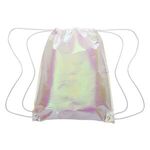 Iridescent Pearl Drawstring Bag -  