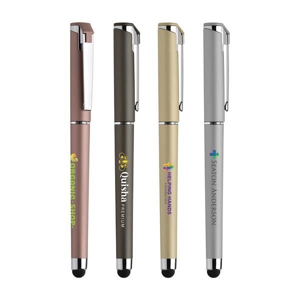 Main Product Image for Custom Printed Islander Softy Metallic Gel Pen w/ Stylus 