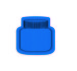 Jar or Bottle Jar Opener - Blue 300u