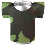 Jersey Scuba Sleeve for Cans - Green Camo