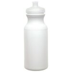 Jockey 20 oz Economy Bottle with Push-Pull Lid - Clear White