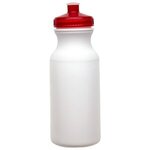 Jockey 20 oz Economy Bottle with Push-Pull Lid - Medium Red