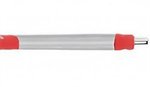 Joker Retractable Ballpoint Pen - Silver-red