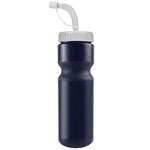 Journey 28 Oz. Bike Bottle w/ Straw Cap - Navy Blue