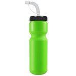 Journey 28 Oz. Bike Bottle w/ Straw Cap - Neon Green