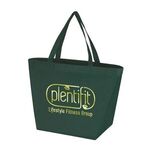 Julian - Non-Woven Shopping Tote Bag - Metallic imprint - Forest Green