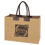 Jumbo Jute Tote Bag -  