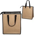 Jute Cooler Tote -  