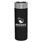 Kauai - 18oz. Double Wall Stainless Tumbler - Silkscreen - Black