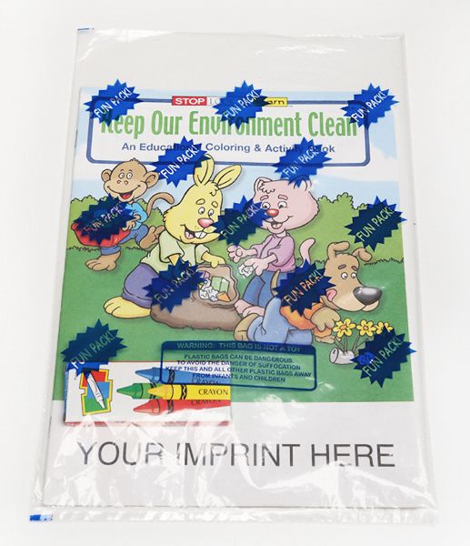 Main Product Image for Keep Our Environment Clean Coloring Book Fun Pack USA Made