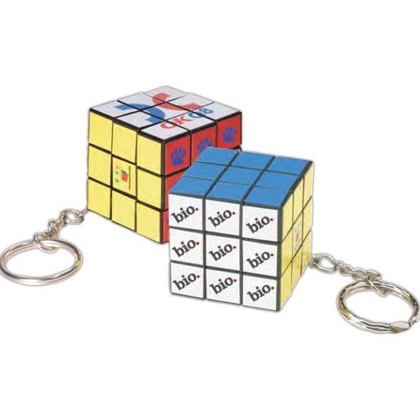 Main Product Image for Imprinted Key Chain Micro Rubik's (R) Cube
