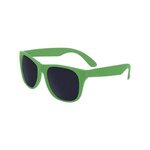 Kids Classic Solid Color Sunglasses - Neon Green