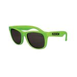 Kids Classic Solid Color Sunglasses - Neon Green