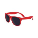Kids Classic Solid Color Sunglasses - Red