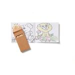 Kids Coloring Book & 6-Color Pencil Set To-Go -  