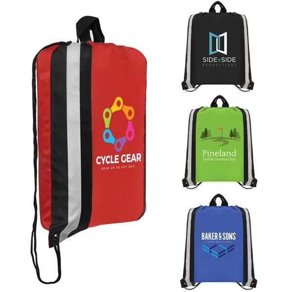 Main Product Image for Klondike - 210d Polyester Drawstring Bag - Full Color