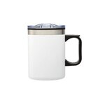 Kobuk 14oz. Steel & PP Camping Mug - White