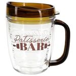 Lakeshore 12 oz Tritan™ Mug with Translucent Handle  Lid - Clear Brown