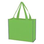 Laminated Reflective Non-Woven Shopper Bag - Green